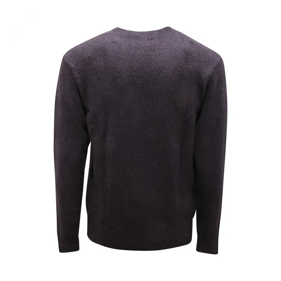 9544AV MAGLIONE UOMO BROOKSFIELD MAN HEAVY COTTON BLEND SWEATER BLUE