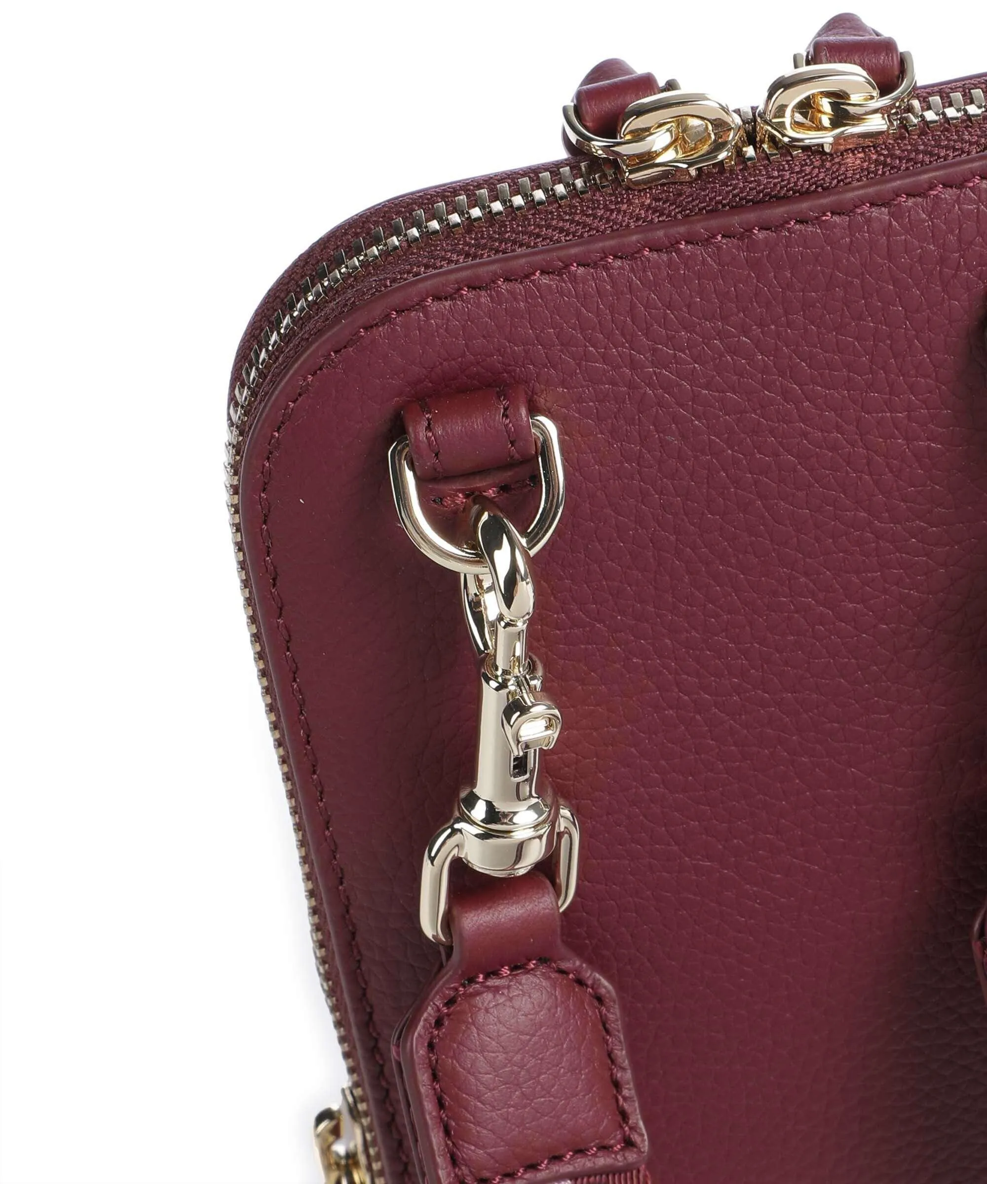  Aigner Zita Borsetta porta cellulare pelle di vacchetta grana vino  