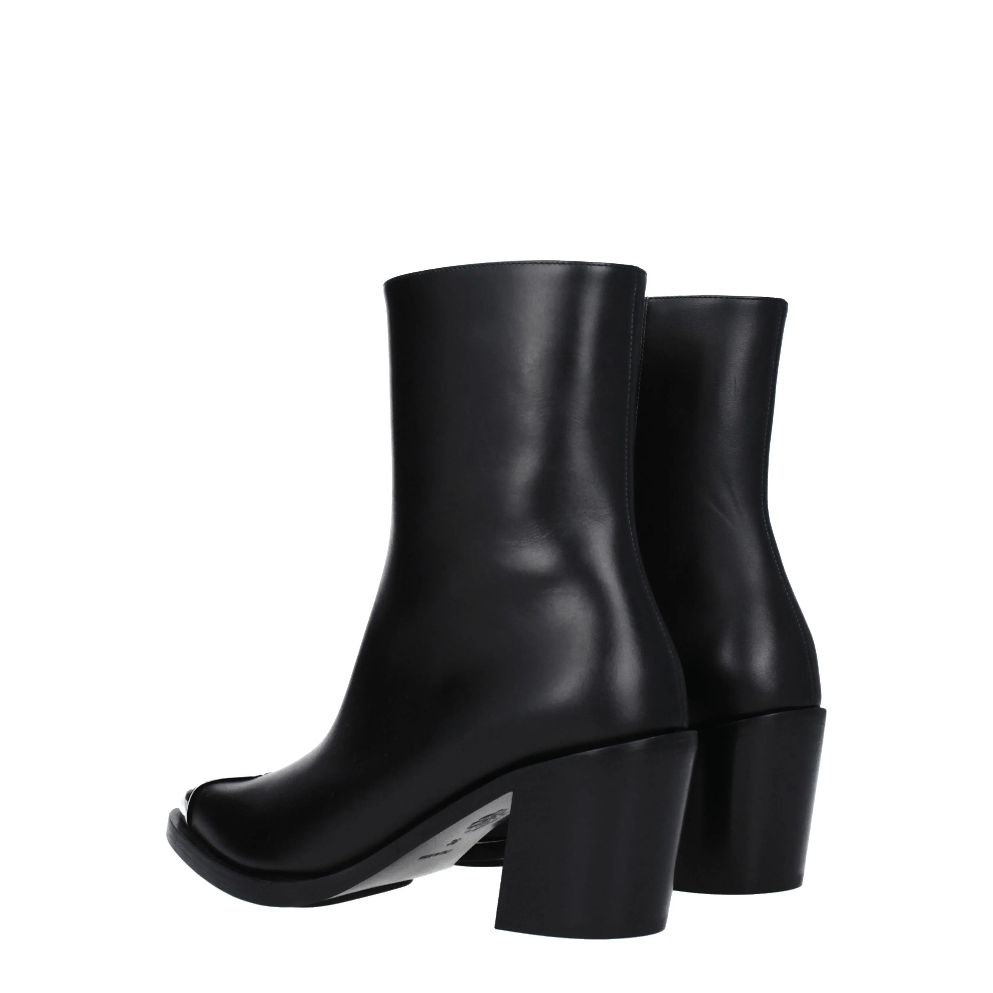 Alexander McQueen Stivaletti Donna Pelle Nero