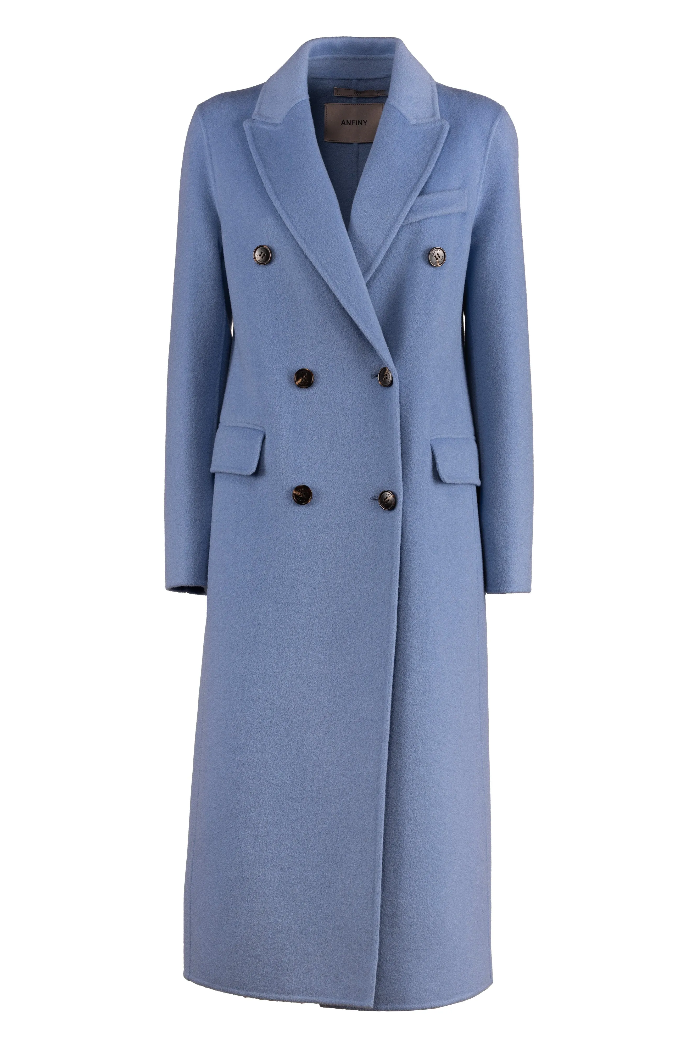 ANFINY CAPPOTTO 100% LANADOPPIO PETTO