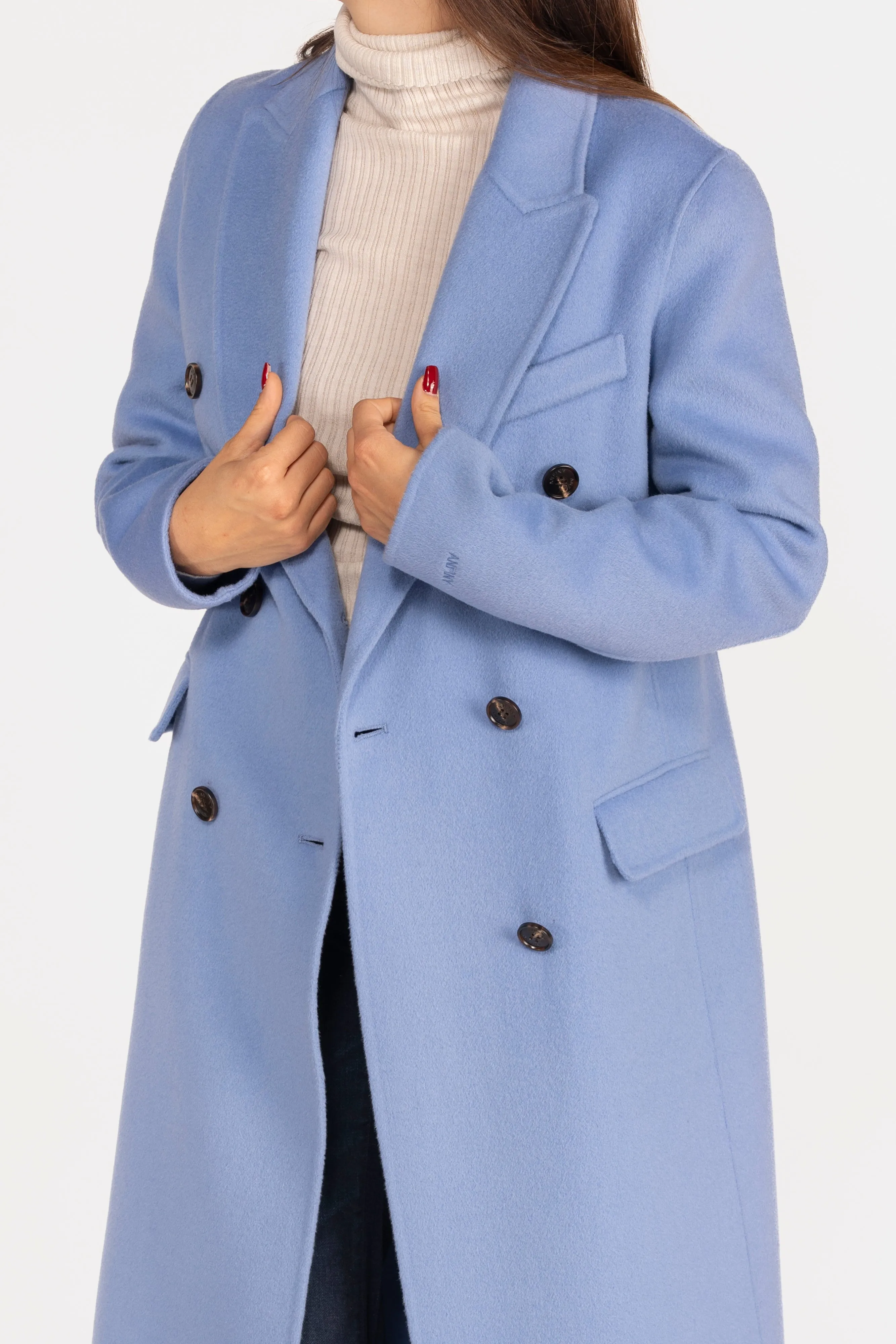 ANFINY CAPPOTTO 100% LANADOPPIO PETTO