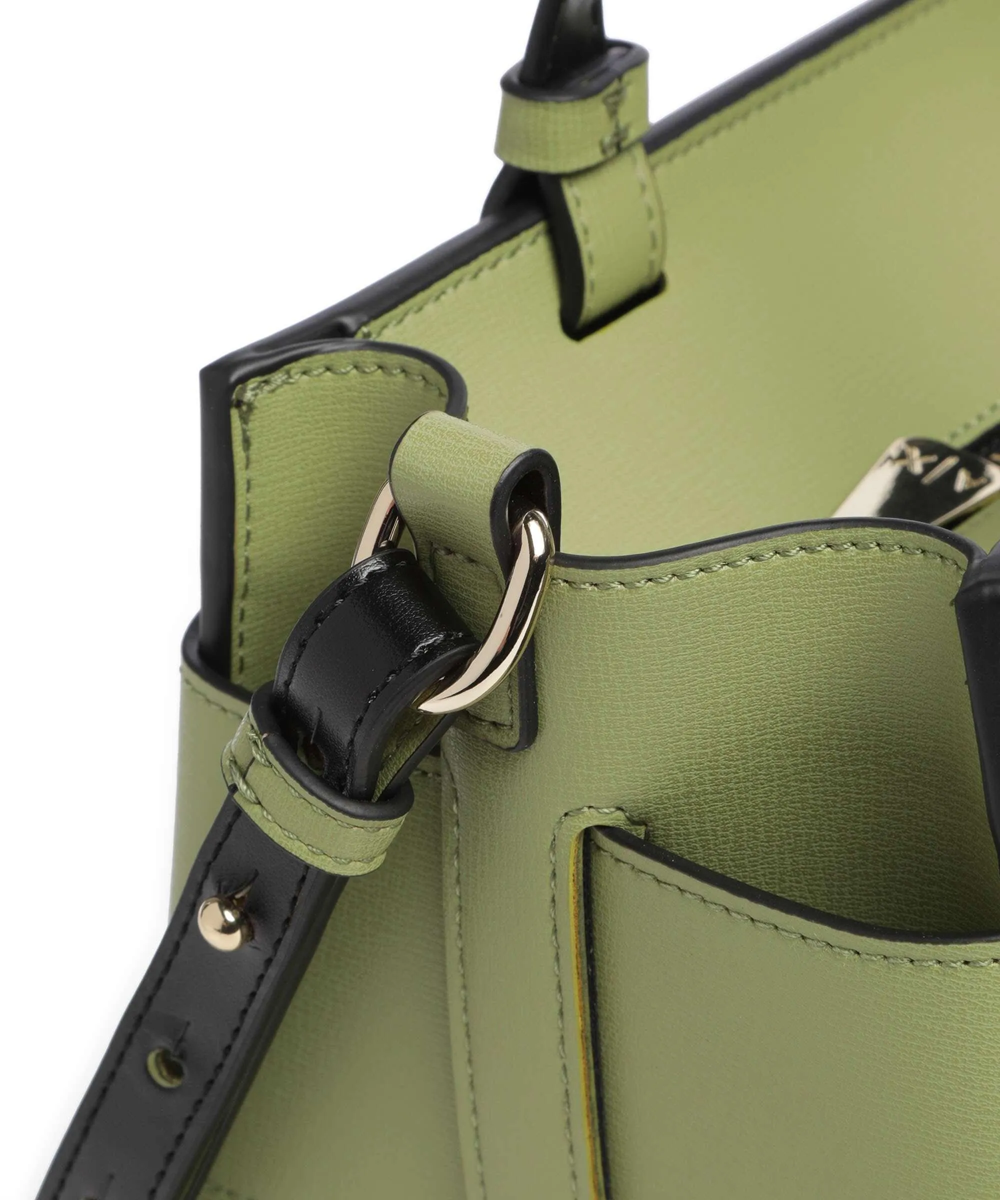  Armani Exchange Susie M Borsa a mano pelle sintetica verde-oliva  