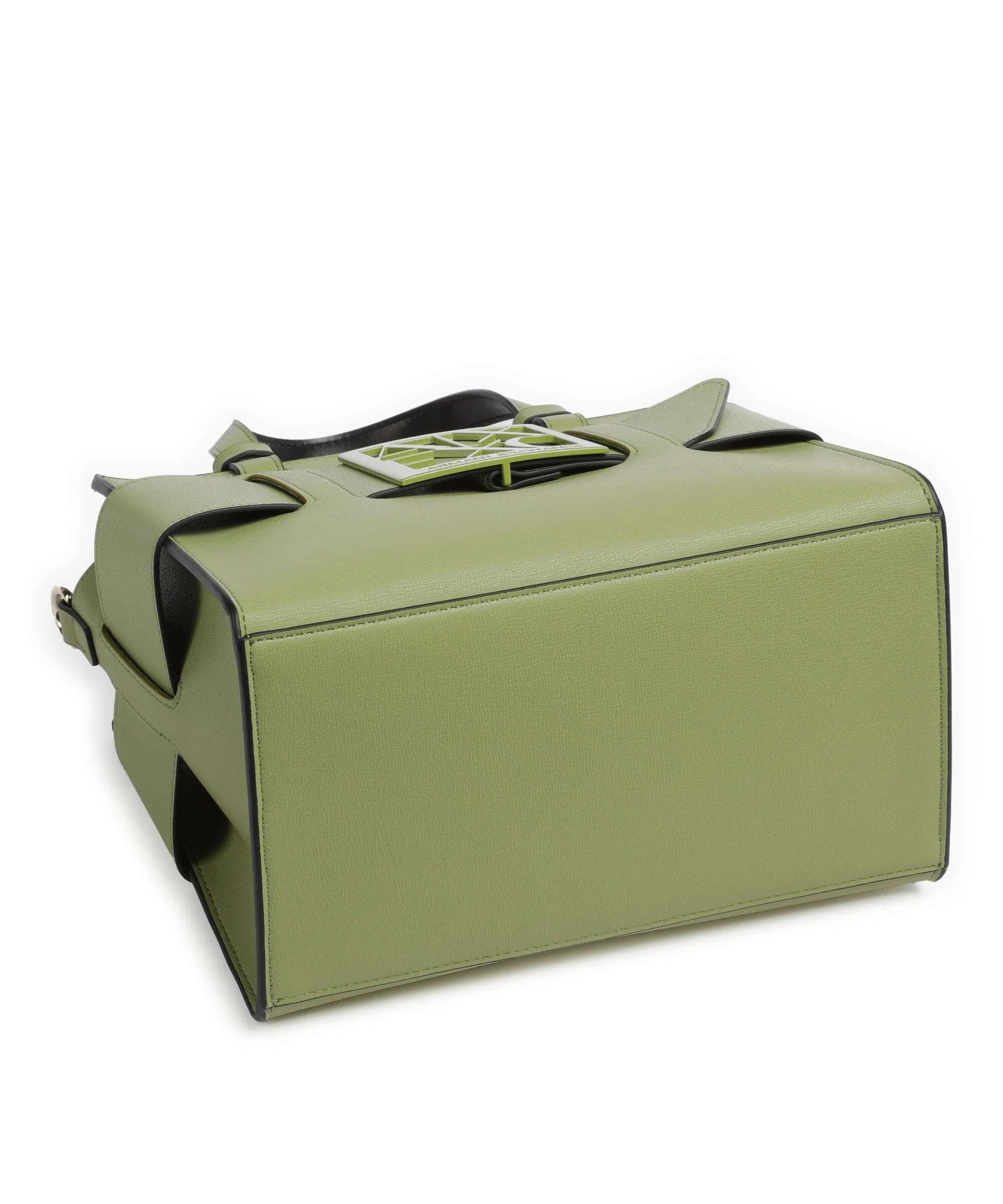  Armani Exchange Susie M Borsa a mano pelle sintetica verde-oliva  