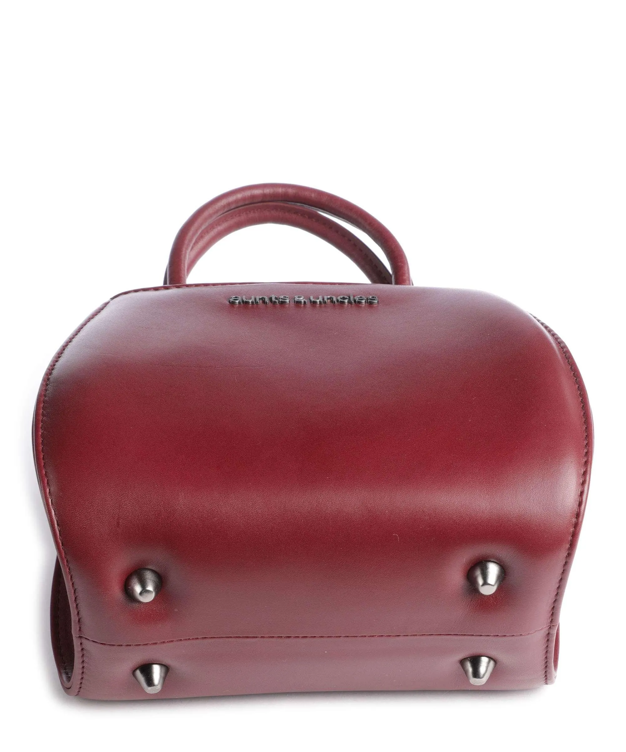  Aunts & Uncles Jamie's Orchard Calla Borsa a mano morbida pelle bovina rosso scuro  