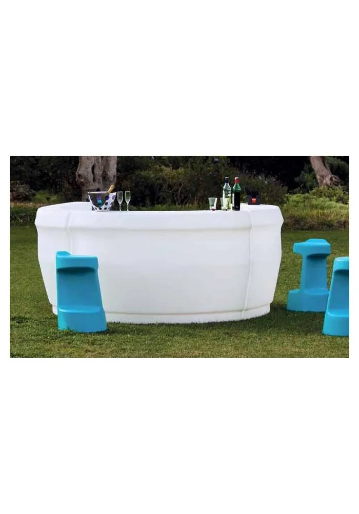 Bancone Bar Mod. Pemba Illuminabile -  Linea Modum by Telcom Kit Luce Nessuno