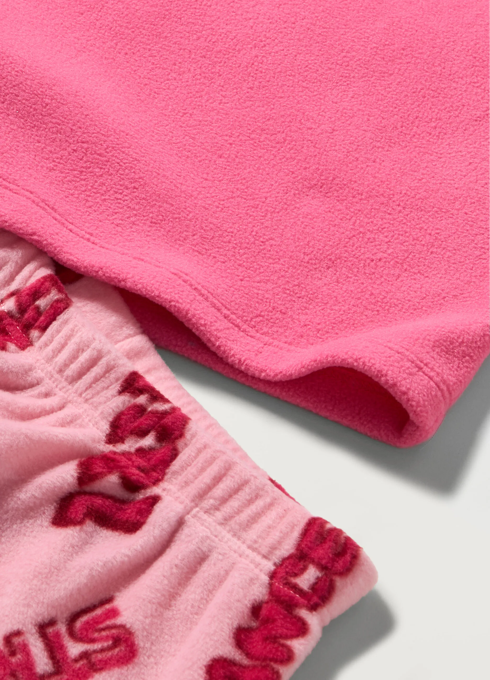 BLUKIDS  Set pigiama lungo in pile ragazza