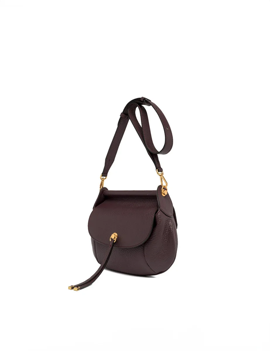 borsa pelle pilar plum