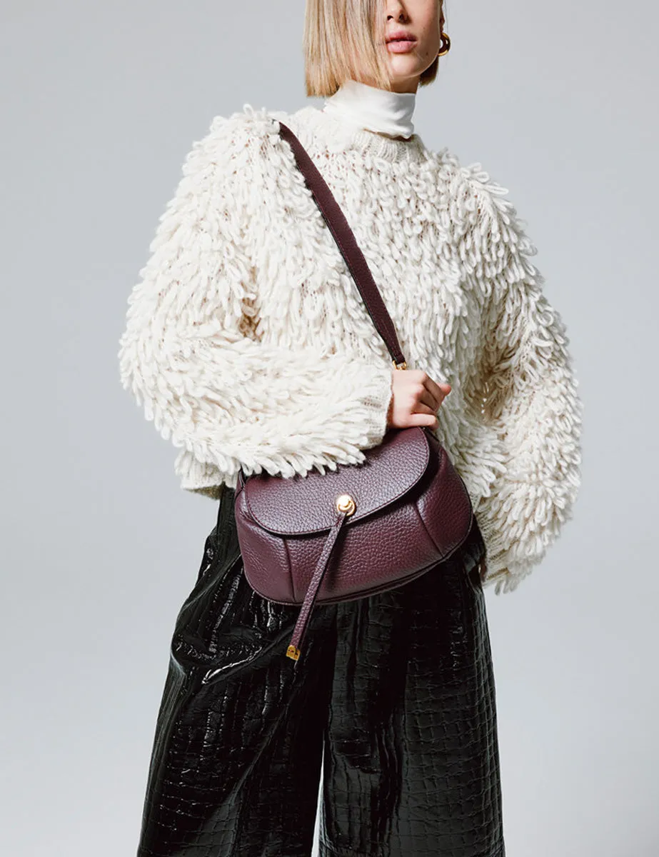 borsa pelle pilar plum