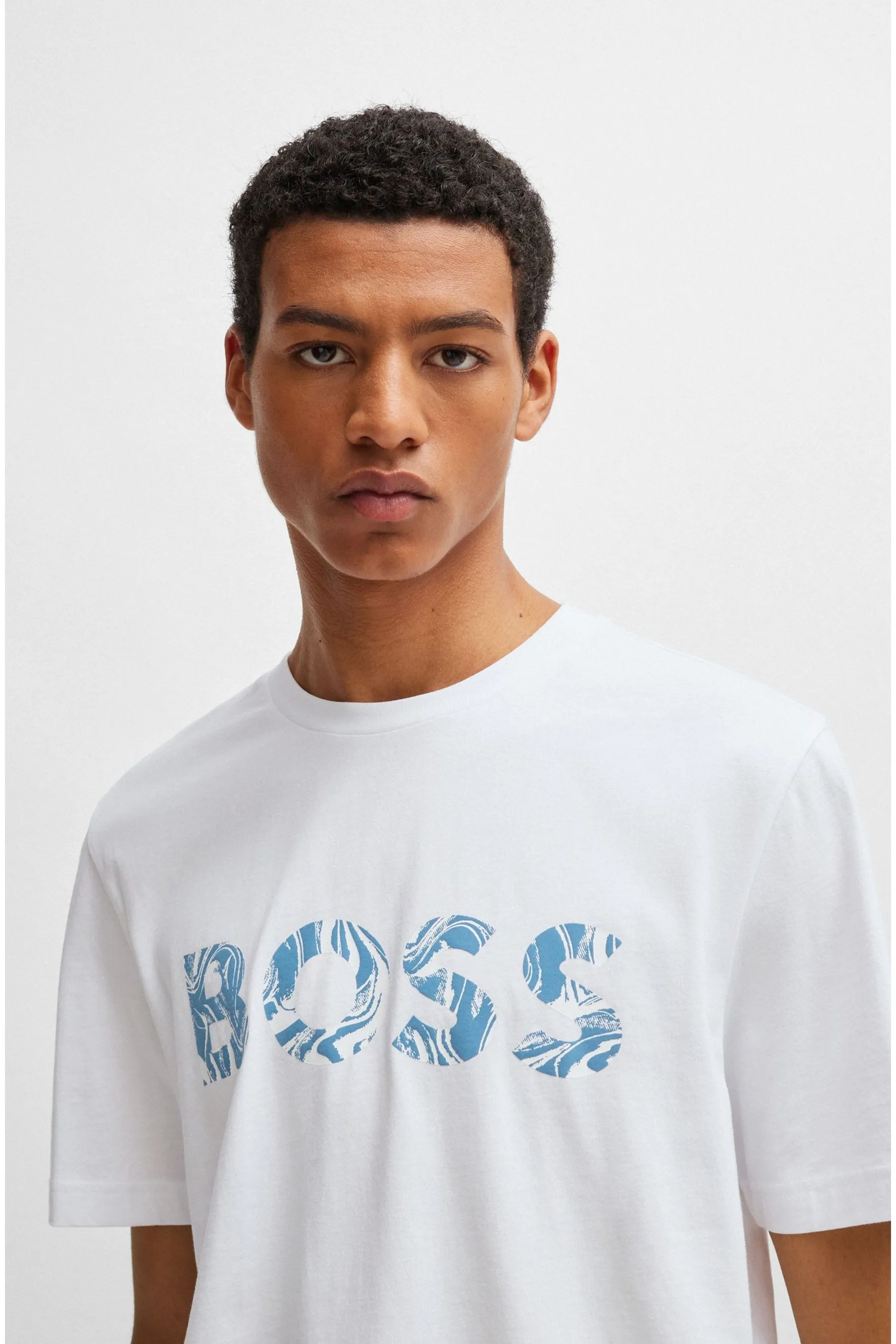 BOSS BOSS Maglietta Logo Printboss in jersey di cotone    
