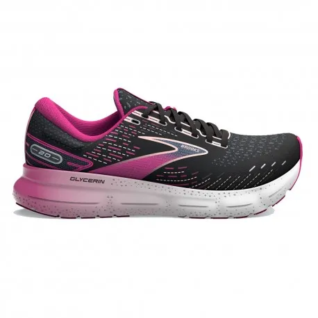 Brooks Glycerin 20 Nero Fucsia - Scarpe Running Donna