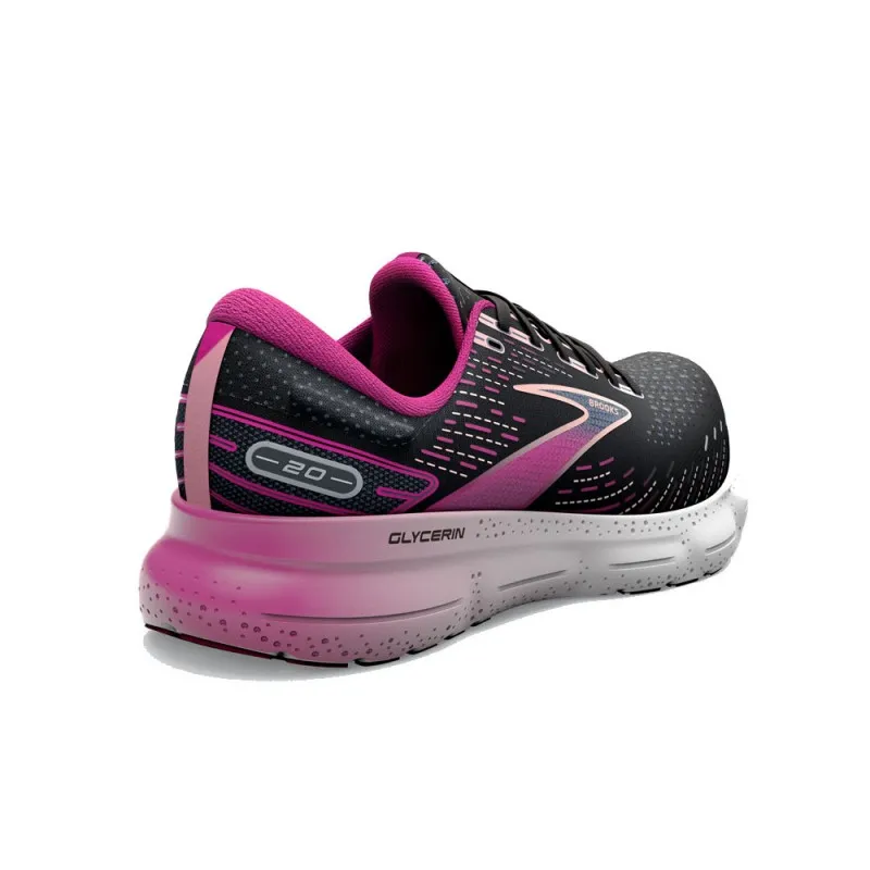 Brooks Glycerin 20 Nero Fucsia - Scarpe Running Donna