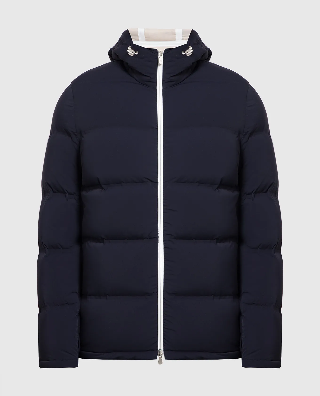 Brunello Cucinelli Piumino trapuntato blu MM4031900