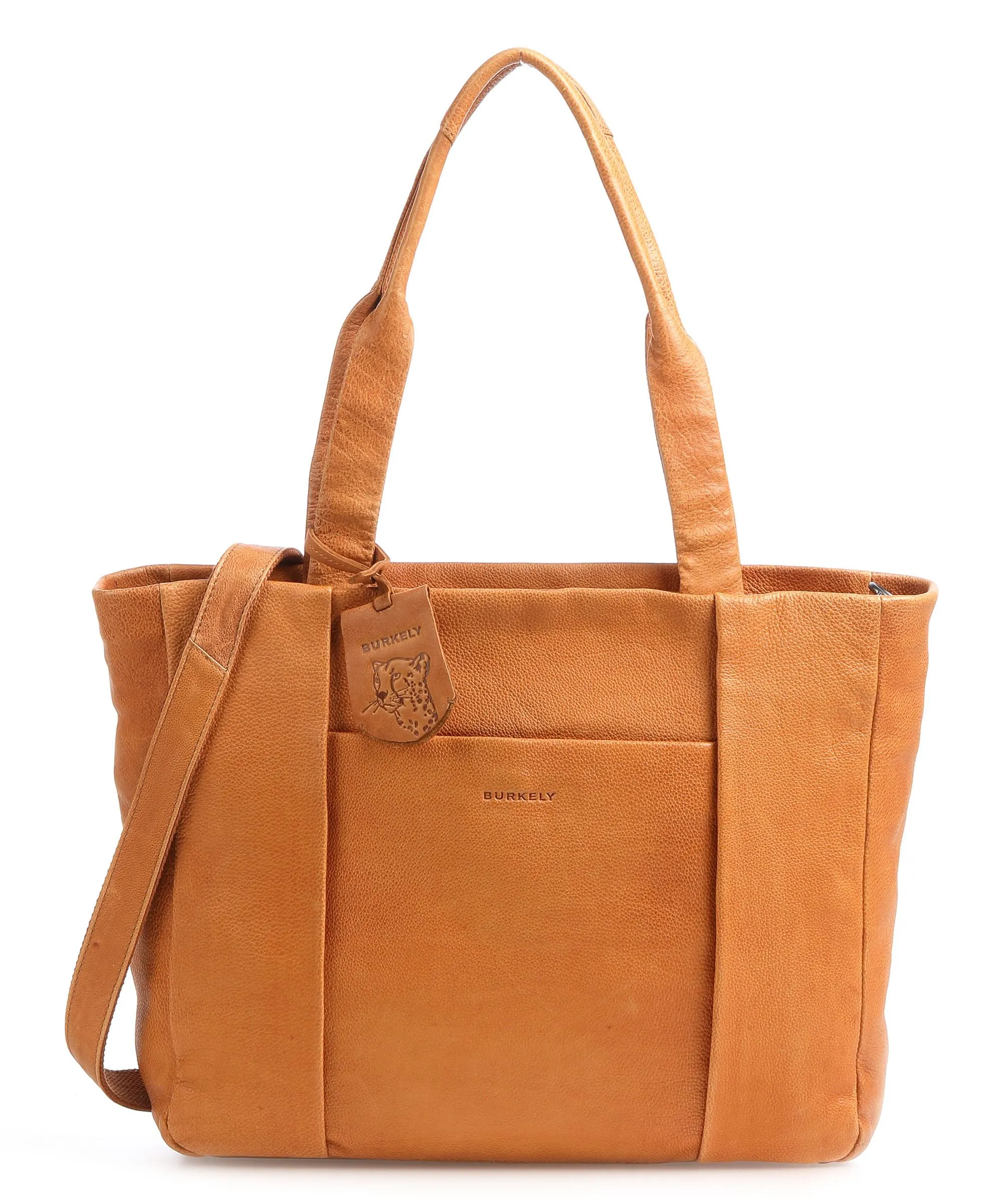  Burkely Just Jolie Borsa shopper 14″ pelle granulata cognac  