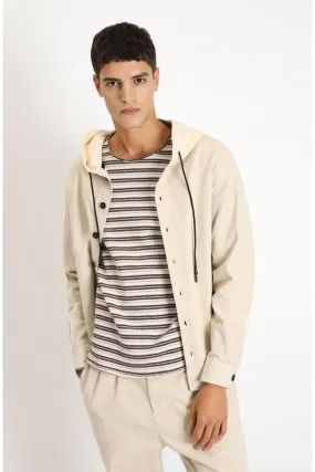 Camicia con coulisse a contrasto