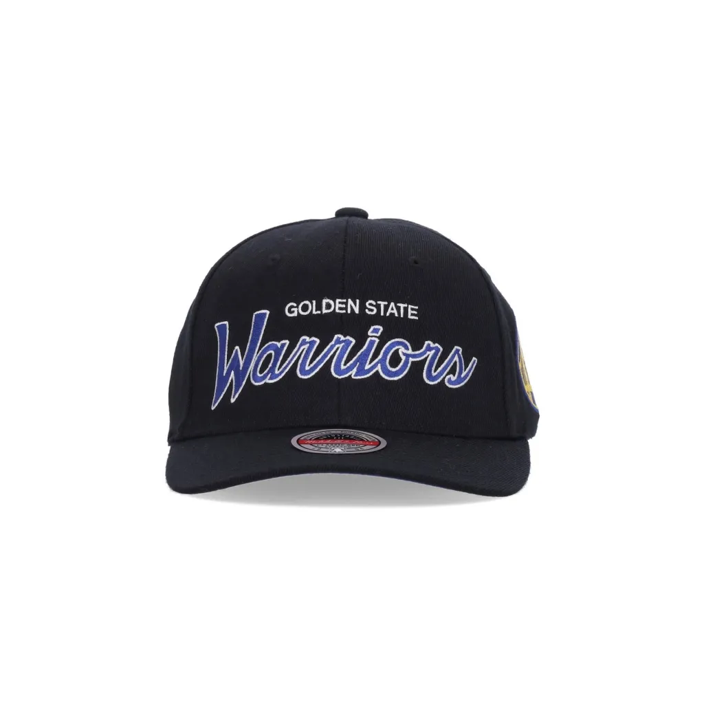 cappellino visiera curva uomo nba team script 20 stretch snapback golwar BLACK