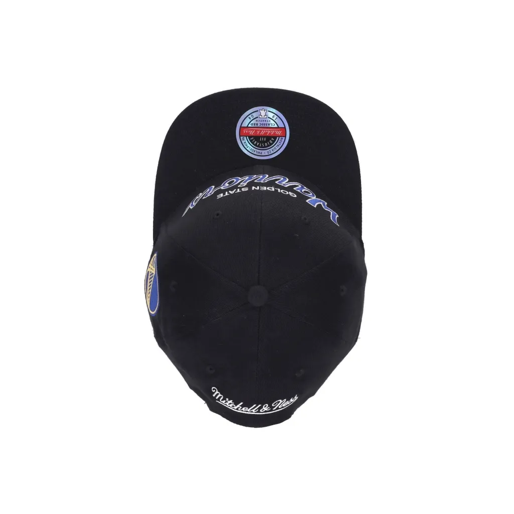 cappellino visiera curva uomo nba team script 20 stretch snapback golwar BLACK