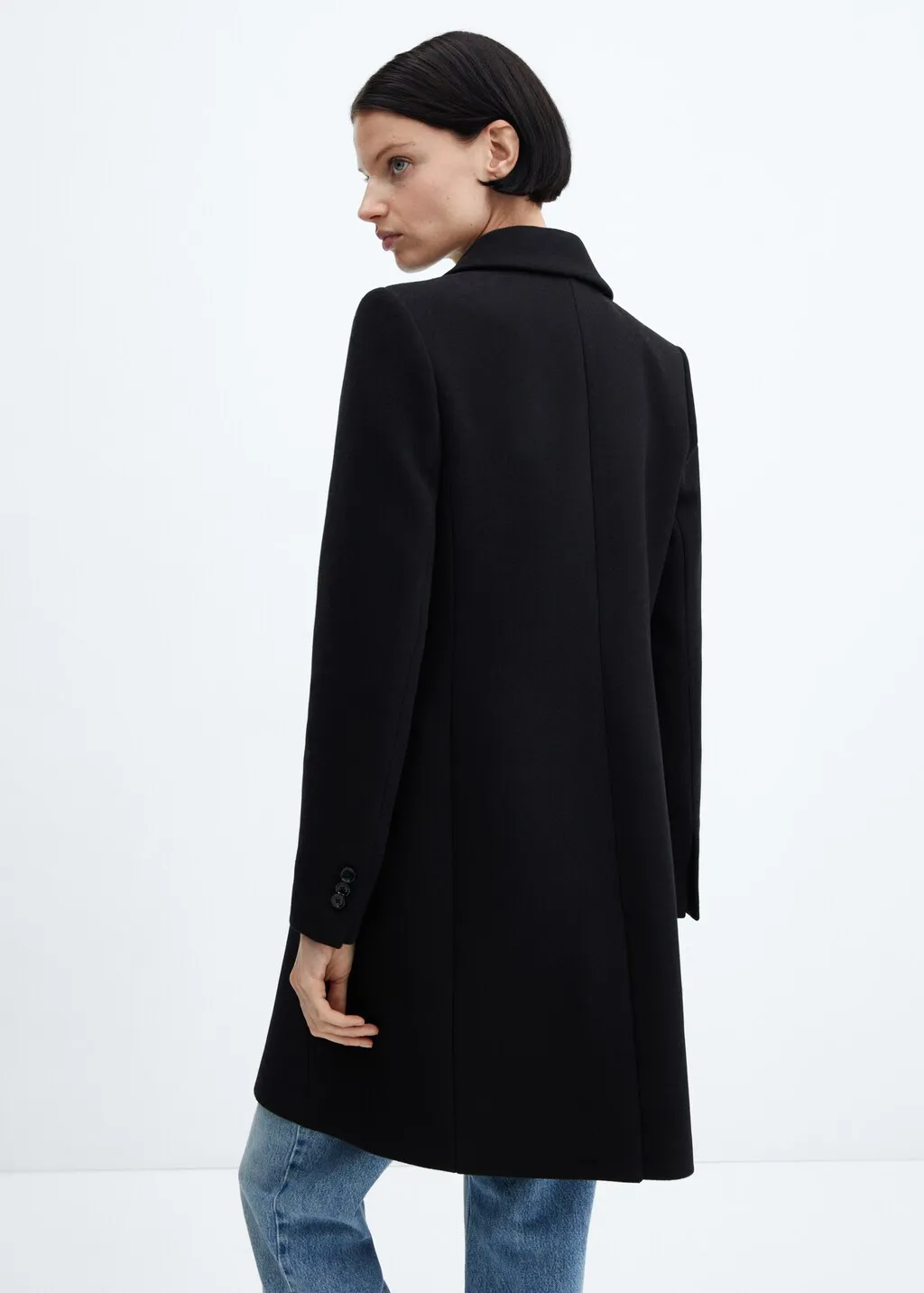 Cappotto lana doppia abbottonatura