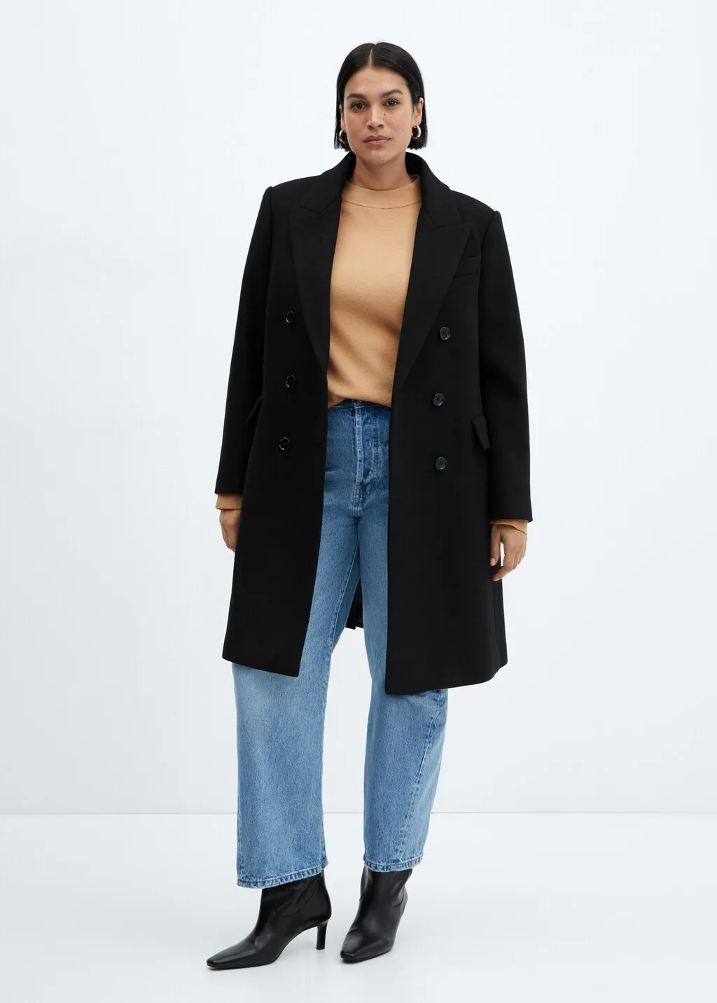 Cappotto lana doppia abbottonatura