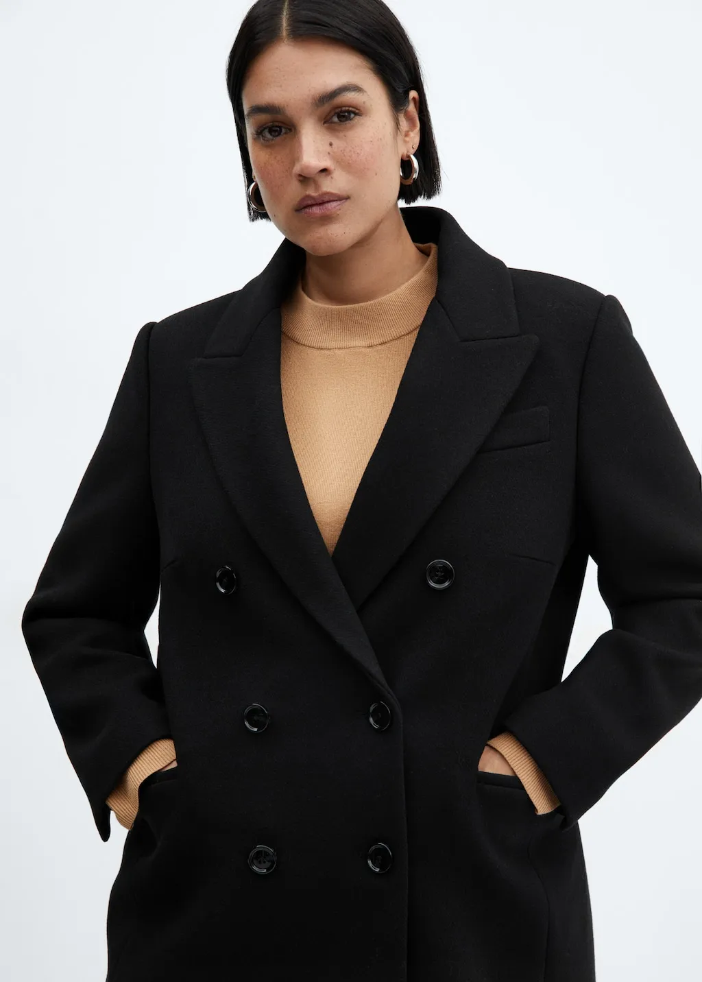 Cappotto lana doppia abbottonatura