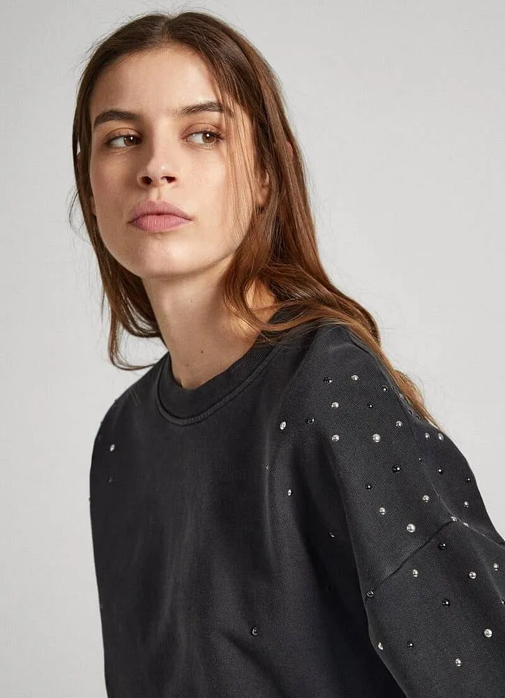 Caroline Sweats - Felpa con Perline