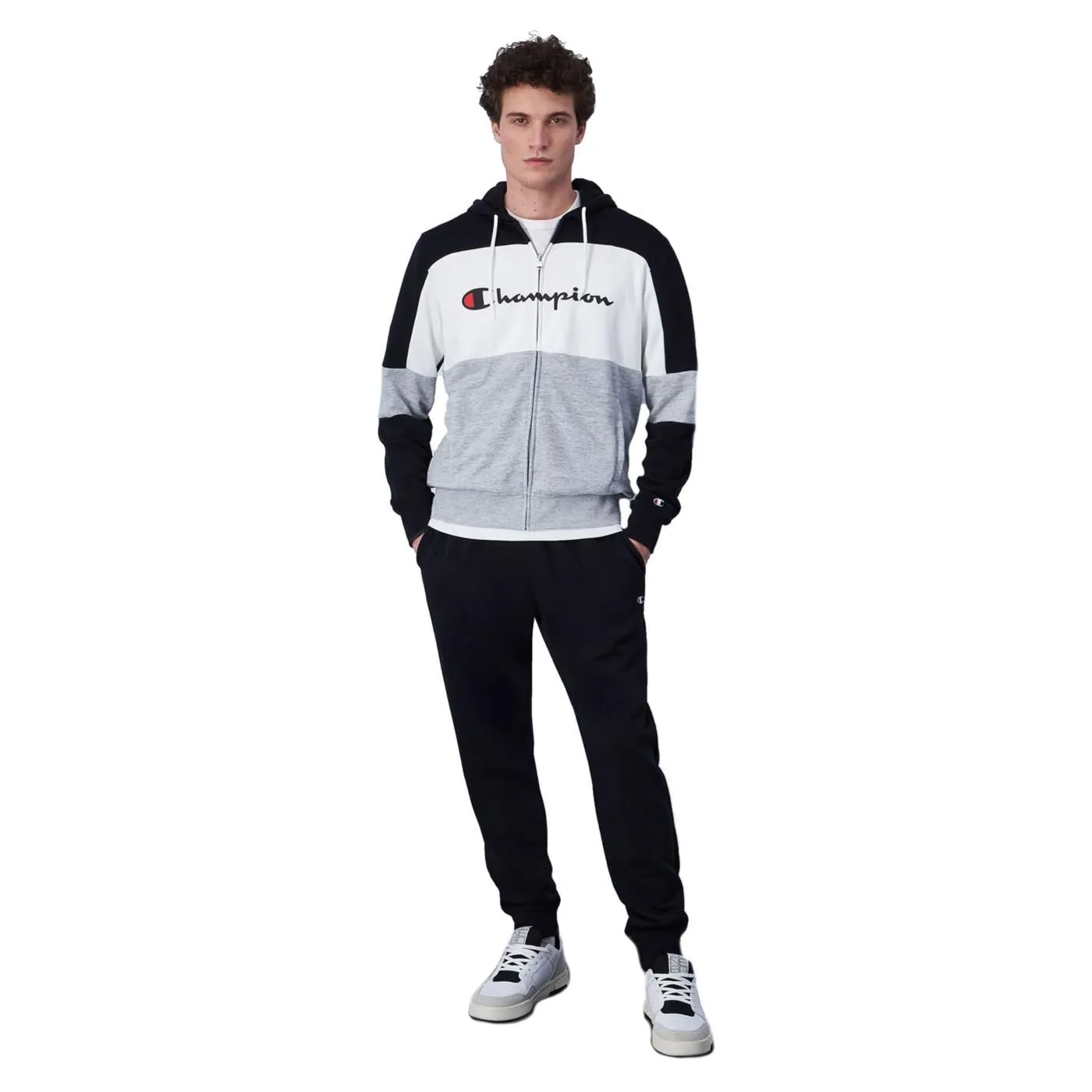     CHAMPION HOODED FULL ZIP SUIT 219943 EM021