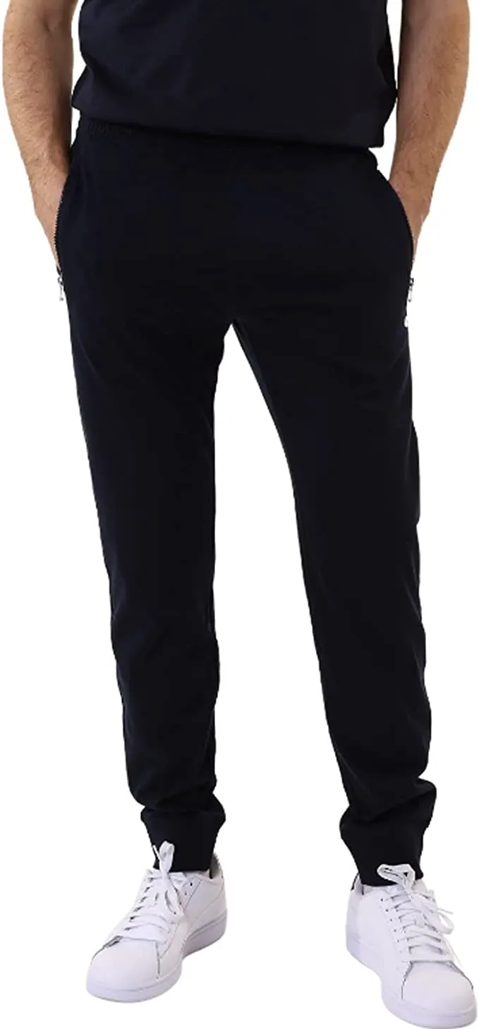 Champion Pantalone di tuta sportivo da uomo Legacy Authentic Pro Jersey con cerniera alle tasche 217435 BS501 NNY blu