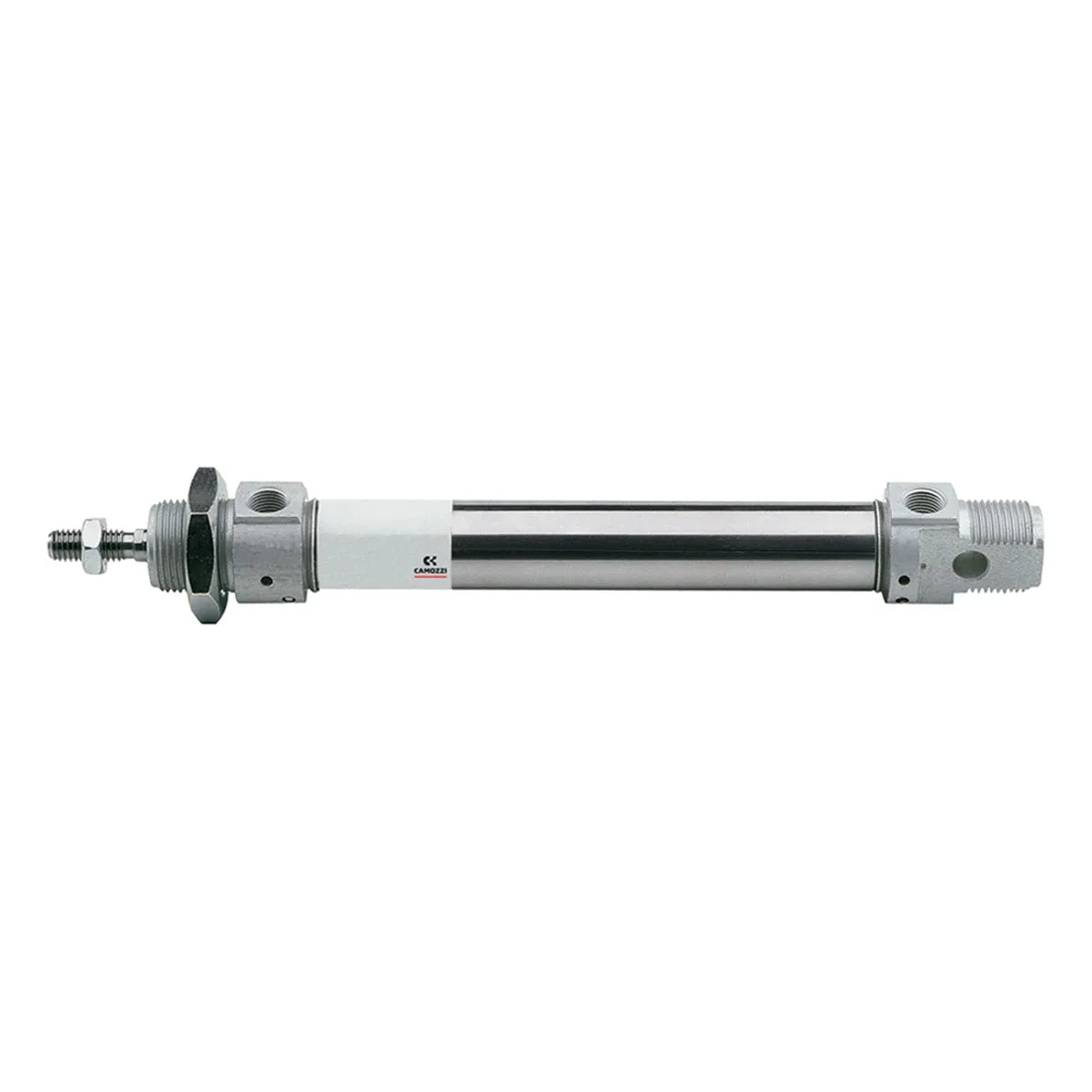 Cilindro pneumatico a stelo Camozzi 23 23N2A20A010, Doppio effetto, foro da 20mm, corsa 10mm