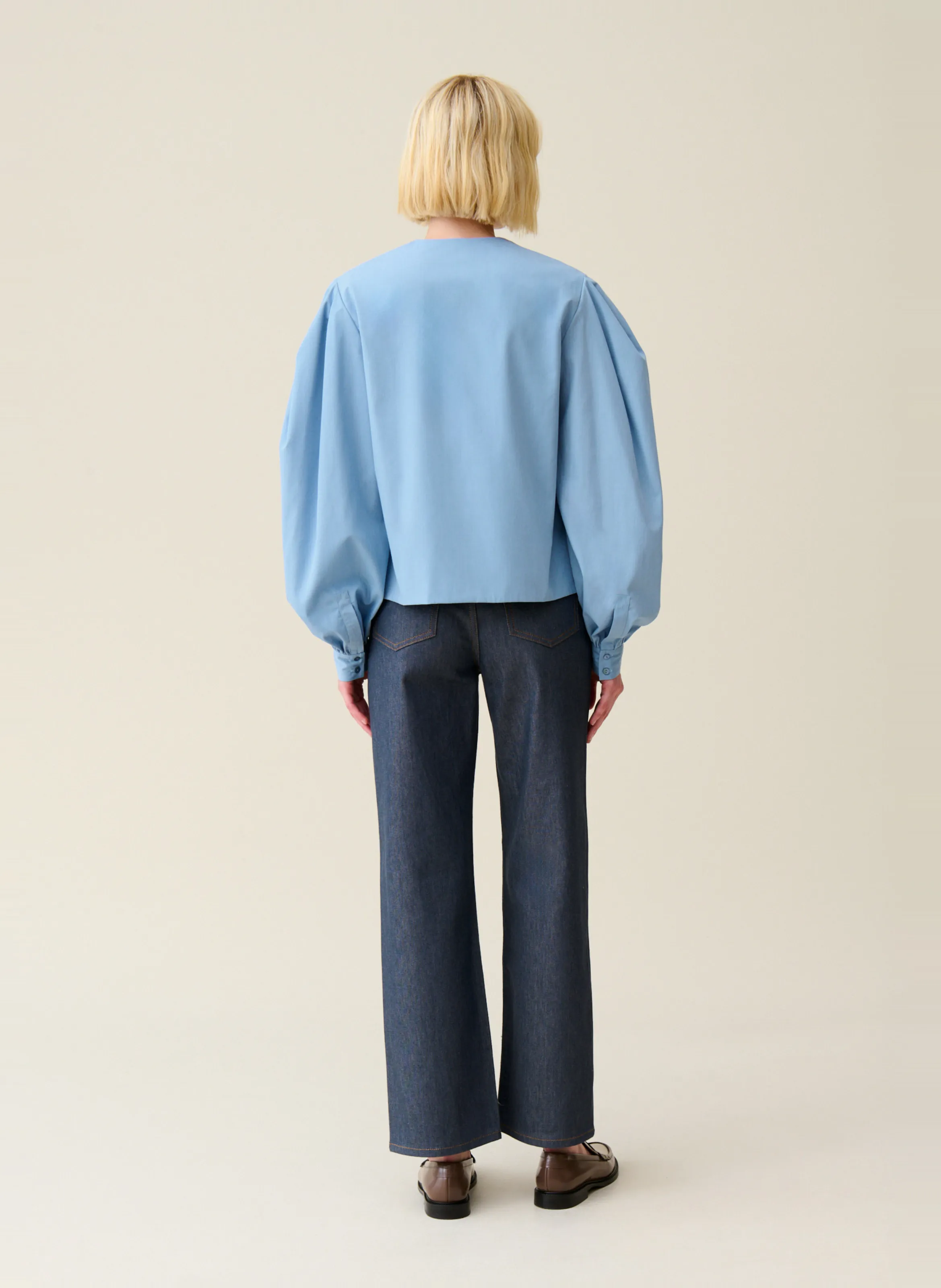  CLAUDIE PIERLOT   Blusa con scollo a V | Blu