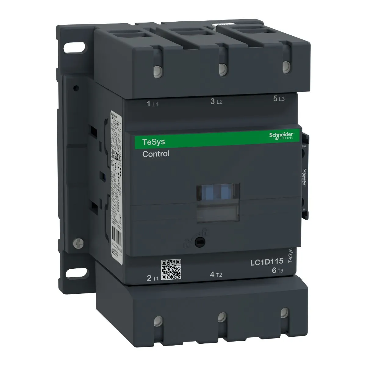 Contattore Schneider Electric, serie LC1D, 3 poli, 3 NA, 11 A, 55 kW, bobina 24 V c.a.
