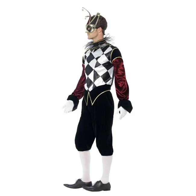 Costume da Arlecchino veneziano per uomo