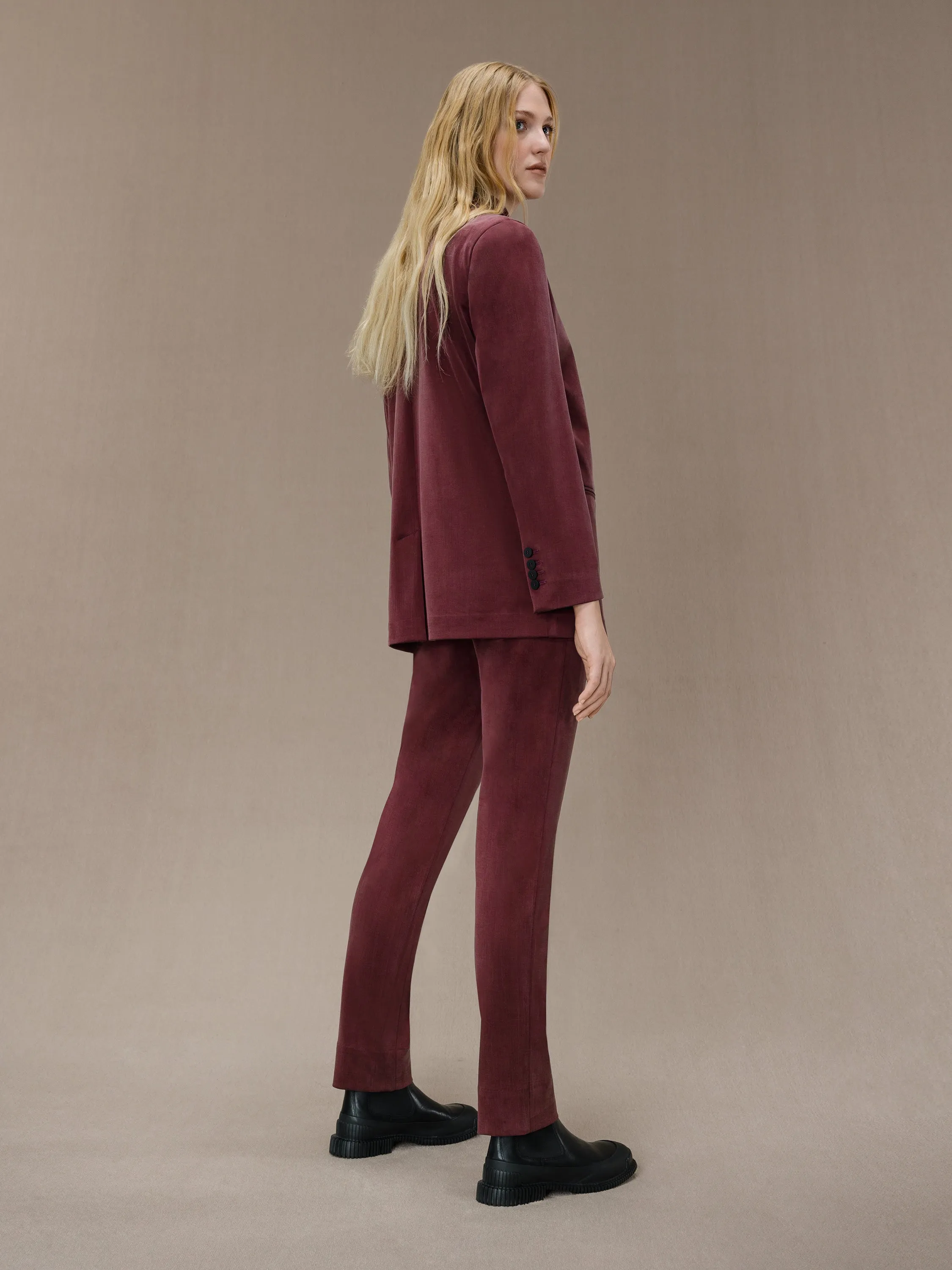 Cupro Boyfriend Wom Blazer