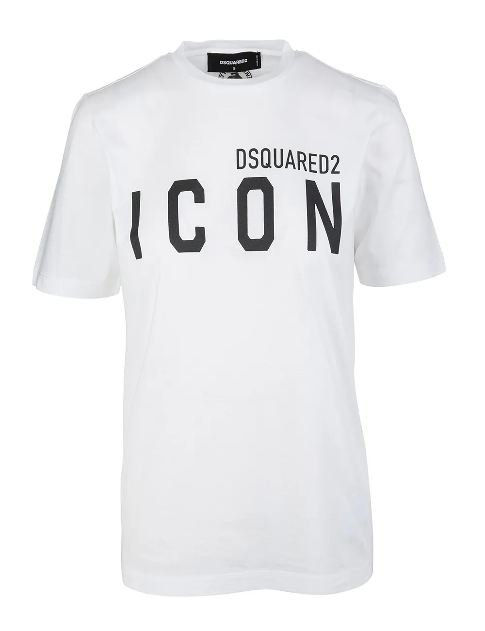 Dsquared2     T-Shirt Icon Dsquared2 Bianco