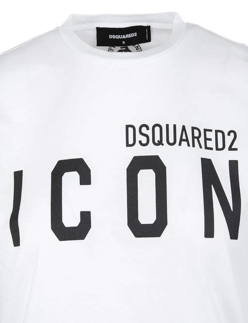 Dsquared2     T-Shirt Icon Dsquared2 Bianco