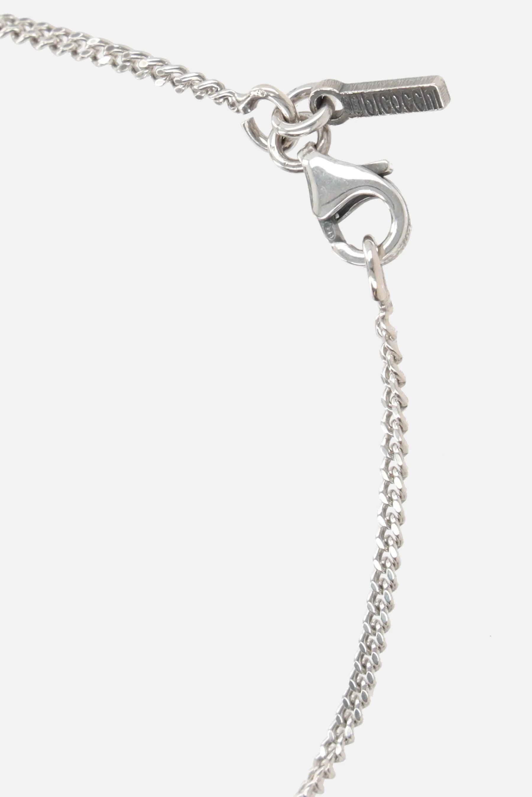 EMANUELE BICOCCHI collana a catena Pearl and Skull in argento 925