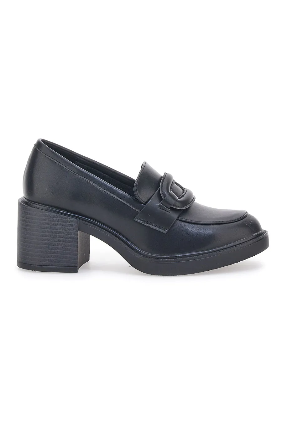   ENERGY Mocassino con Tacco Nero Energy 192