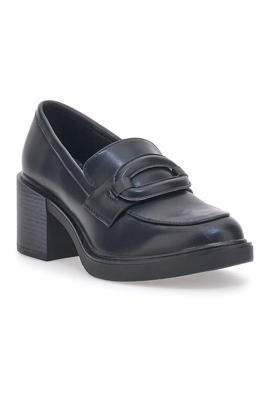   ENERGY Mocassino con Tacco Nero Energy 192