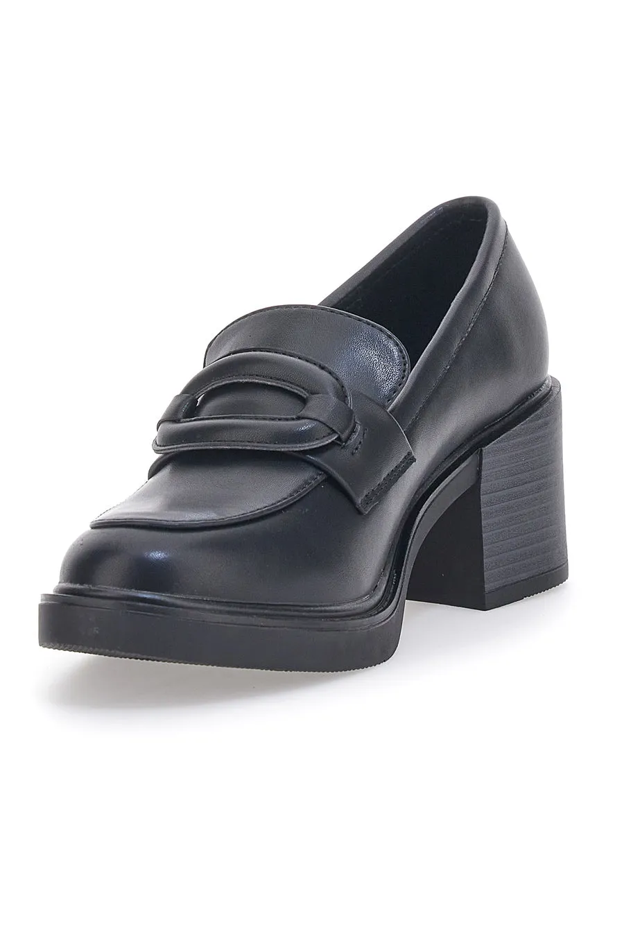   ENERGY Mocassino con Tacco Nero Energy 192