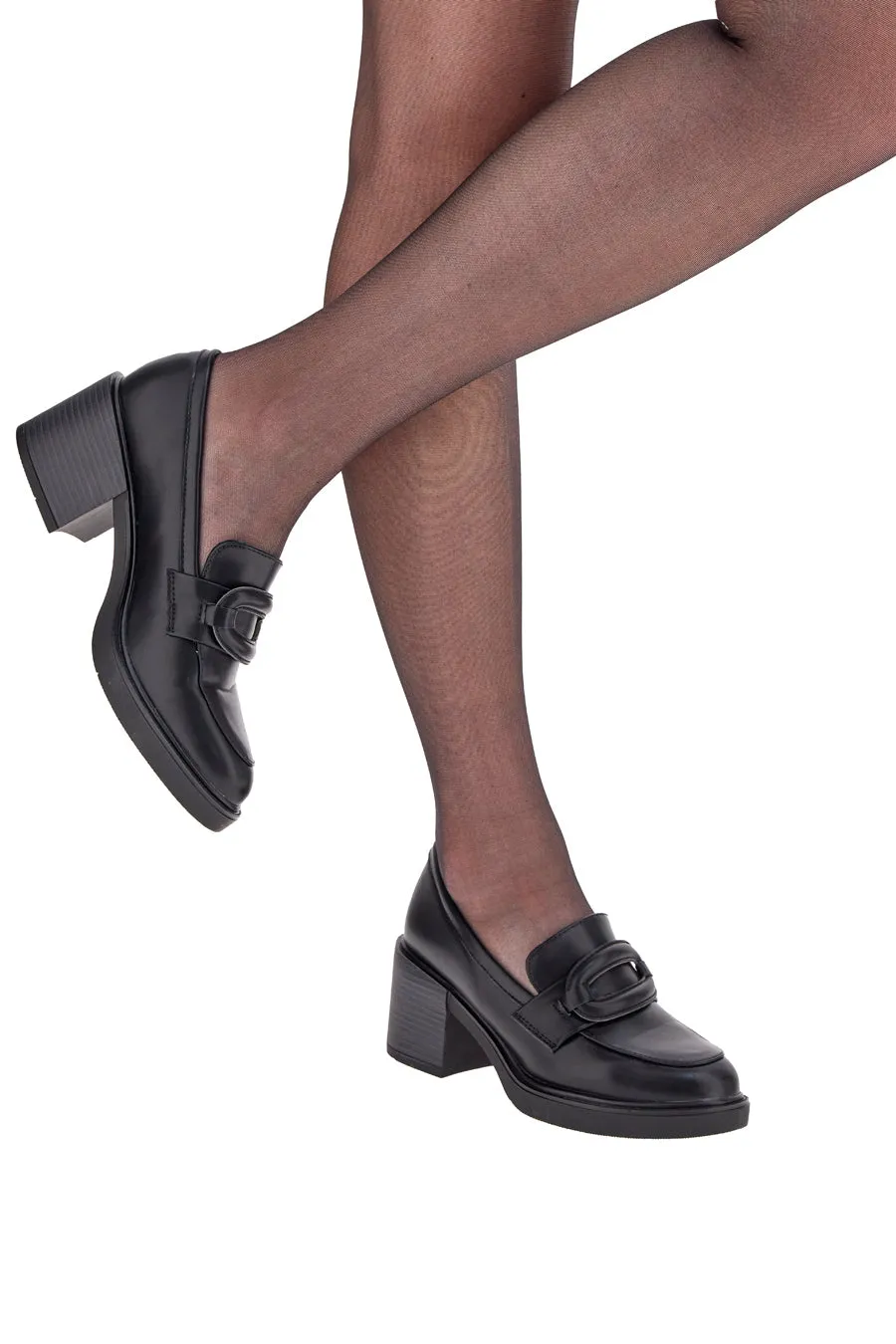   ENERGY Mocassino con Tacco Nero Energy 192