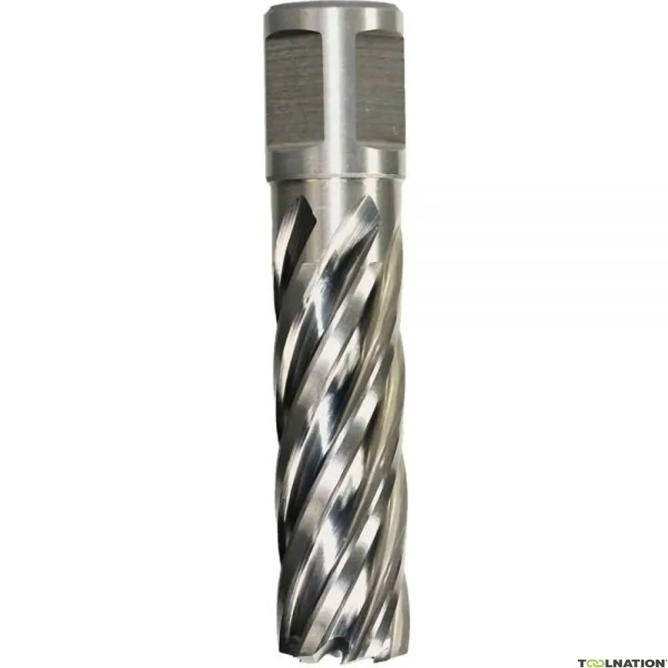 Euroboor 21107502201004 HCPY.220 Punta per carotaggio, HSS, D 22 mm, DoC 75 mm, Weldon