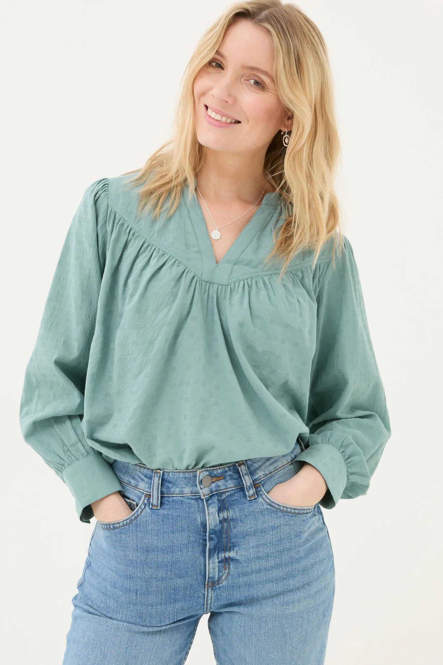 FatFace - Blusa ricamata    