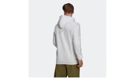 Felpa Adidas Uomo Hoodie Essentials French Camo Print H14672 Bianco