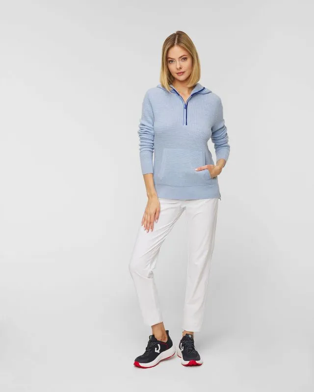 Felpa con cappuccio G/FORE RELAXED FIT HOODED 1/4 ZIP S