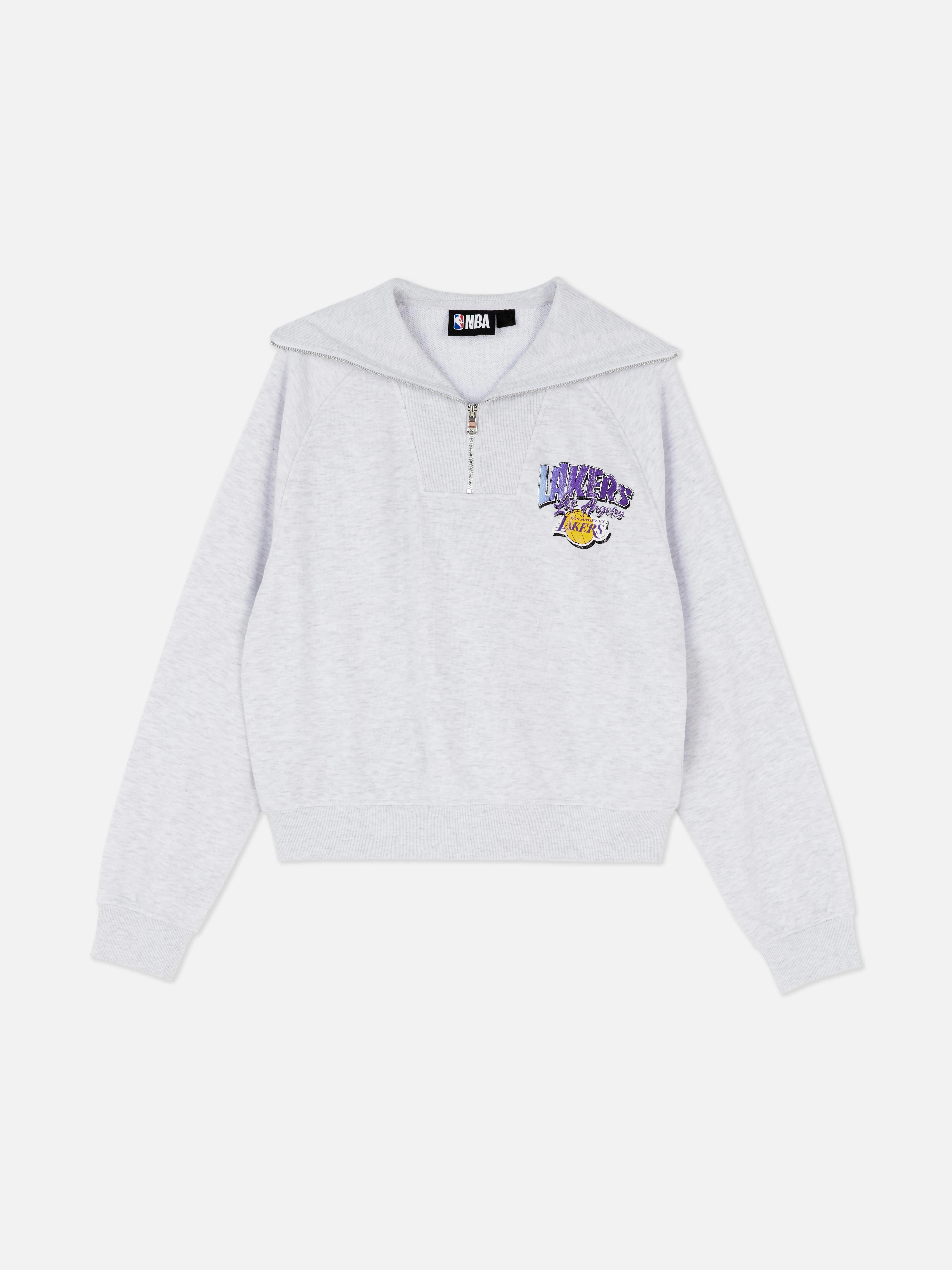 Felpa coordinata mezza zip NBA Los Angeles Lakers