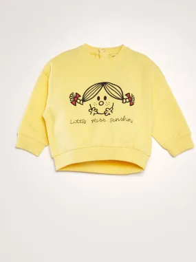 Felpa in tessuto felpato 'Monsieur Madame' - Unisex - giallo