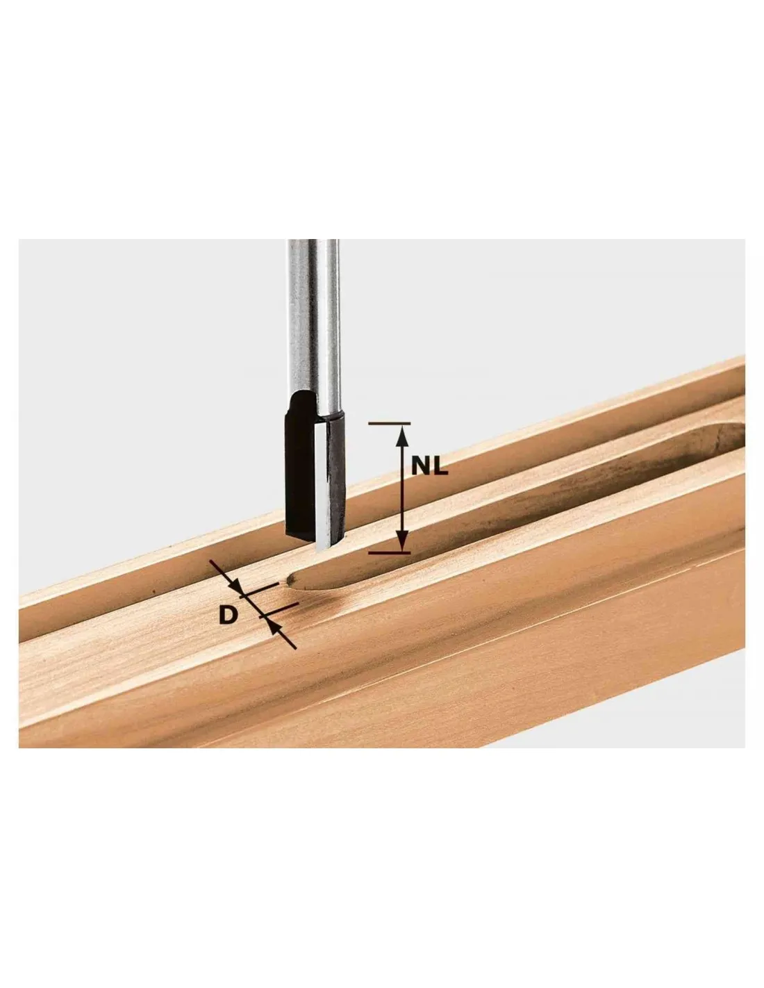 Festool Fresa per scanalature HW S8 D12/20 | Metautensili