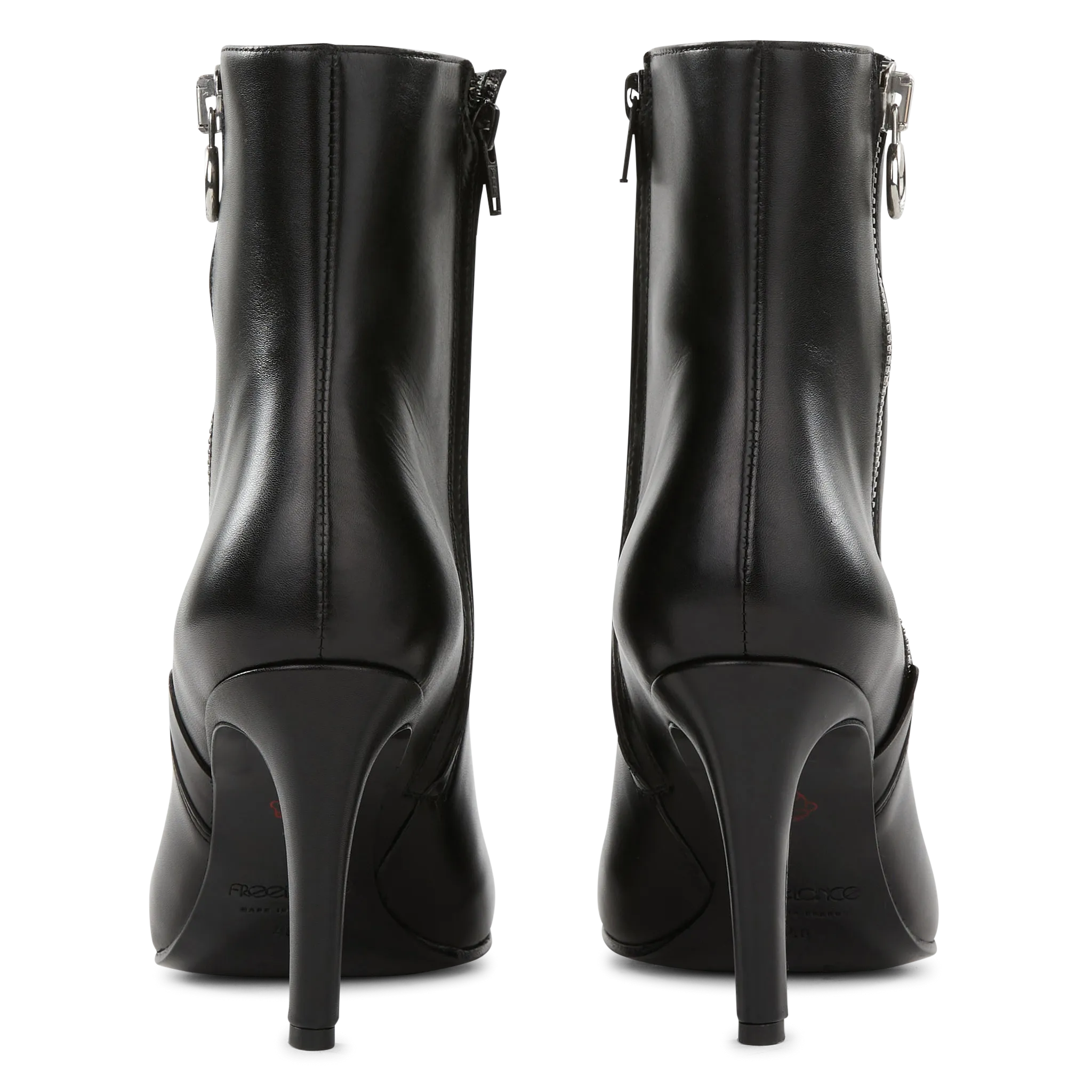  FREE LANCE   STEFFY 85 - - 100 pelle, - Punta rotonda, - Chiusura con zip interna, - Altezza tacco: 9 cm. | Nero