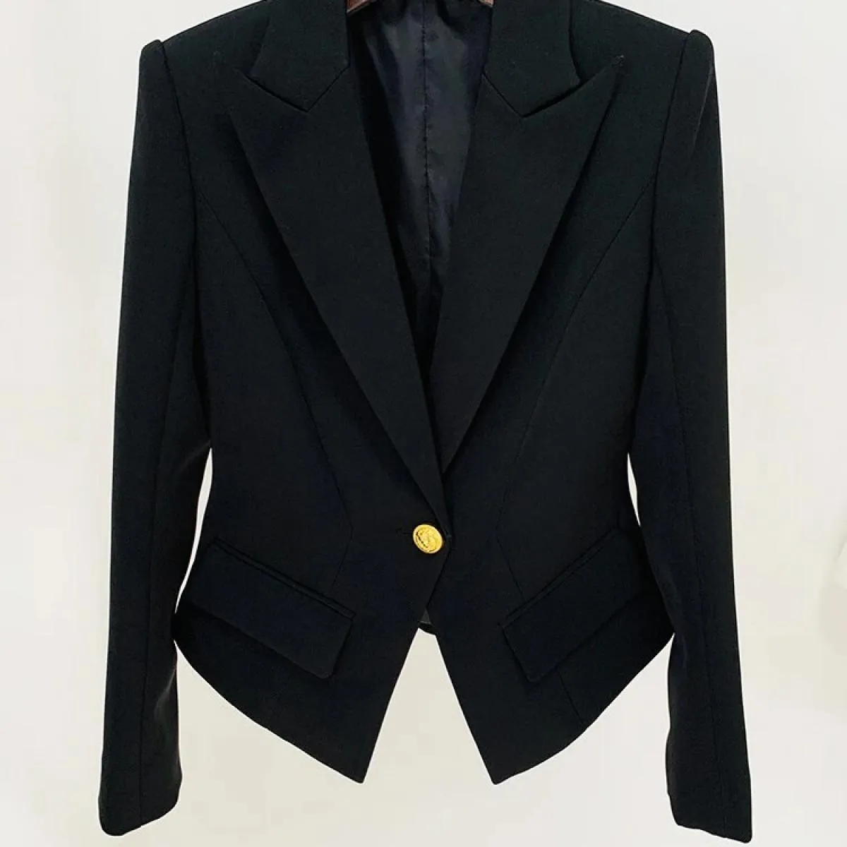 Giacca da donna con risvolto a bottone singolo, vestibilità slim, nuovissima del 2023 di High Street