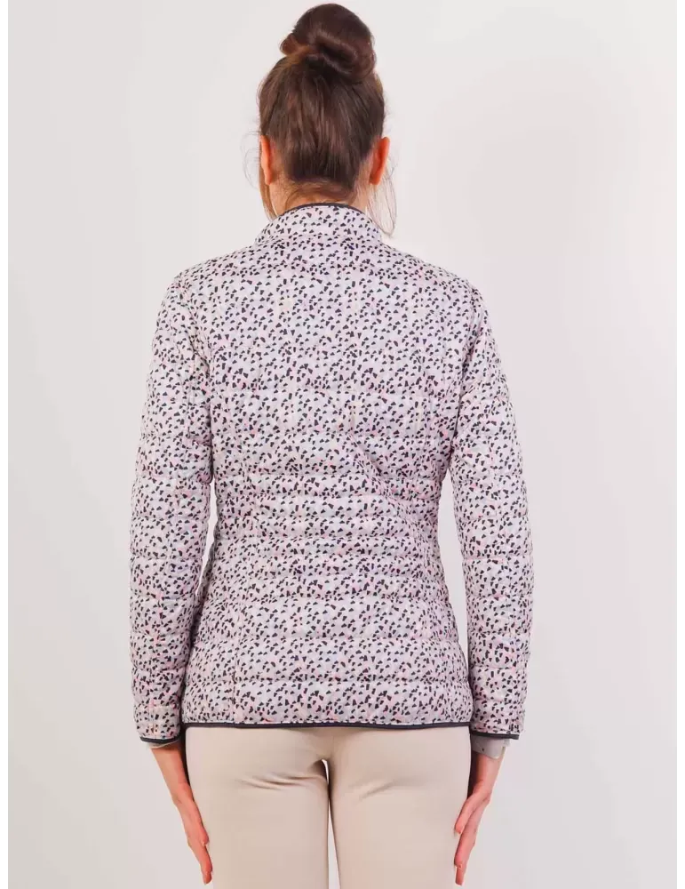 Giacca trapunta blu reversibile fantasia Concept K