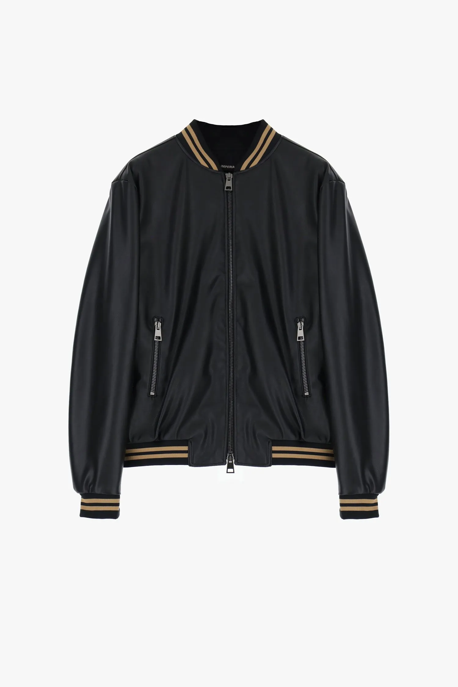 Giubbino uomo ecopelle U302 nero