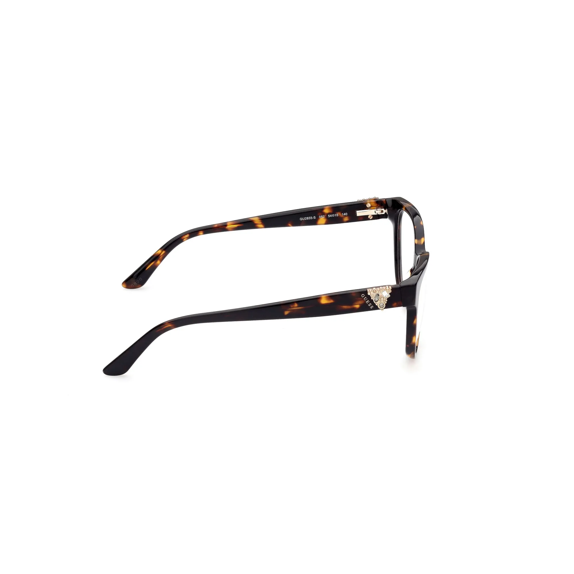   Guess GU 2855-S - 052  Havana Scuro | Occhiale Da Vista Donna 